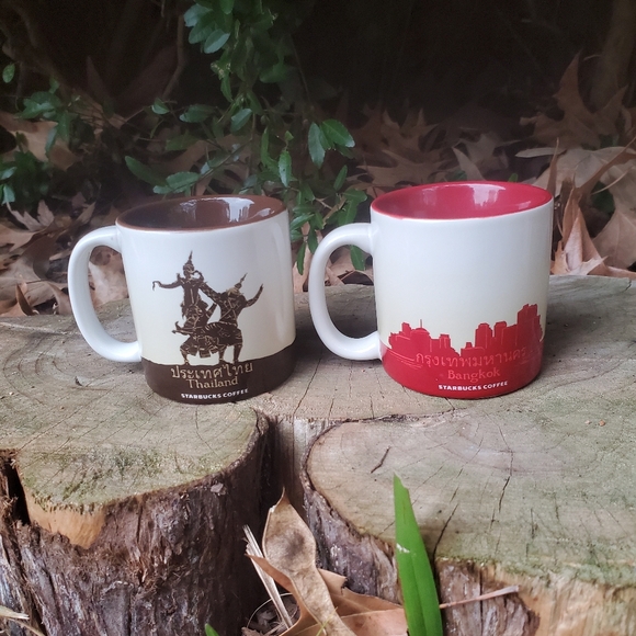 2019 Starbucks Thailand and Bangkok 3 oz Demitasse Mug Set - Picture 2 of 4